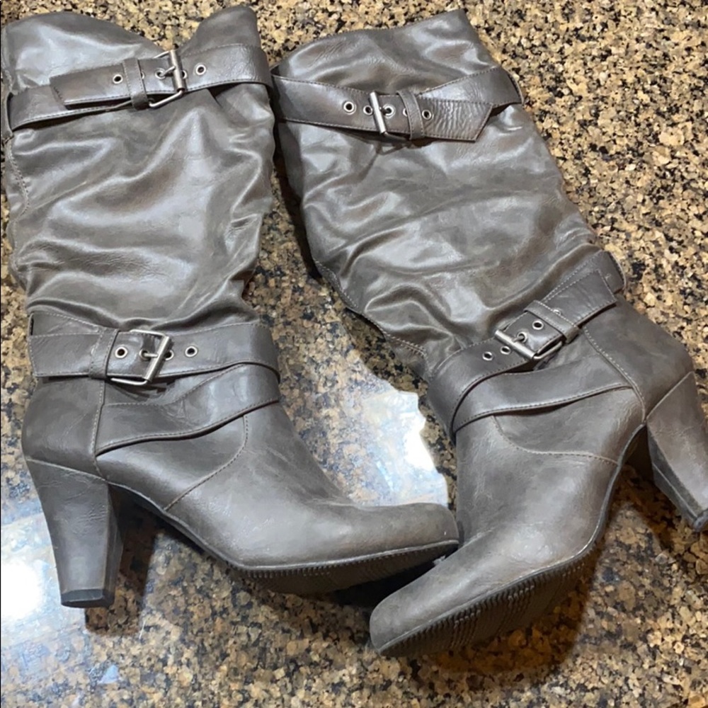 Grey Boots
